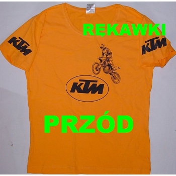 KTM bluzeczka koszulka damska orange pomarańczowa M (id: 2927)